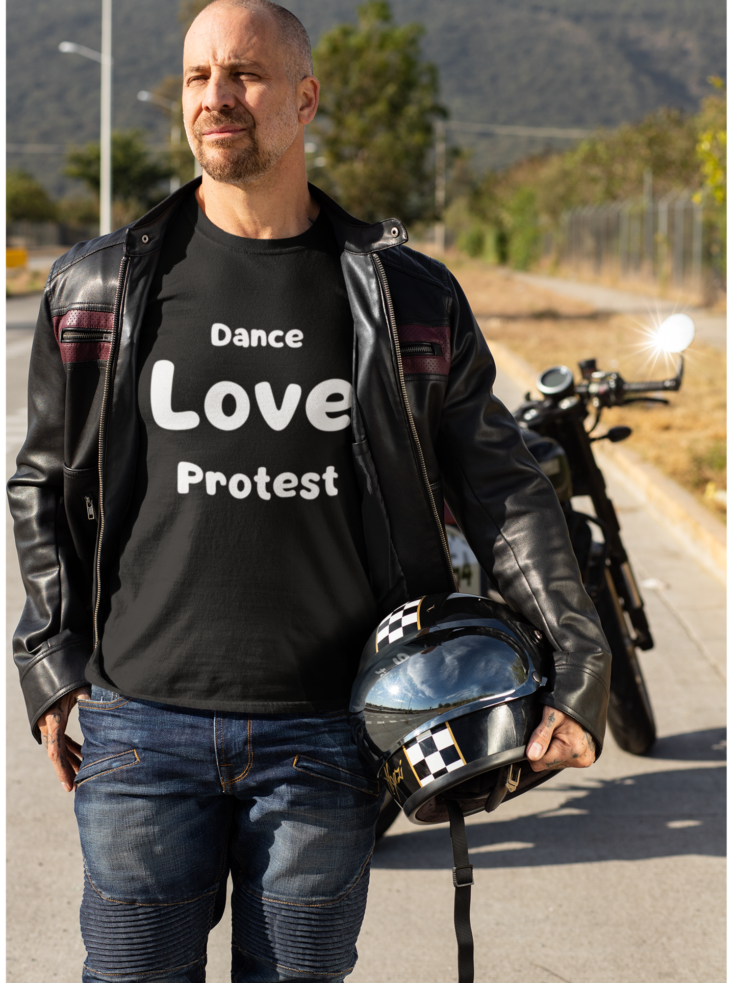 Custom T Shirts Unisex - Dance Love Protest