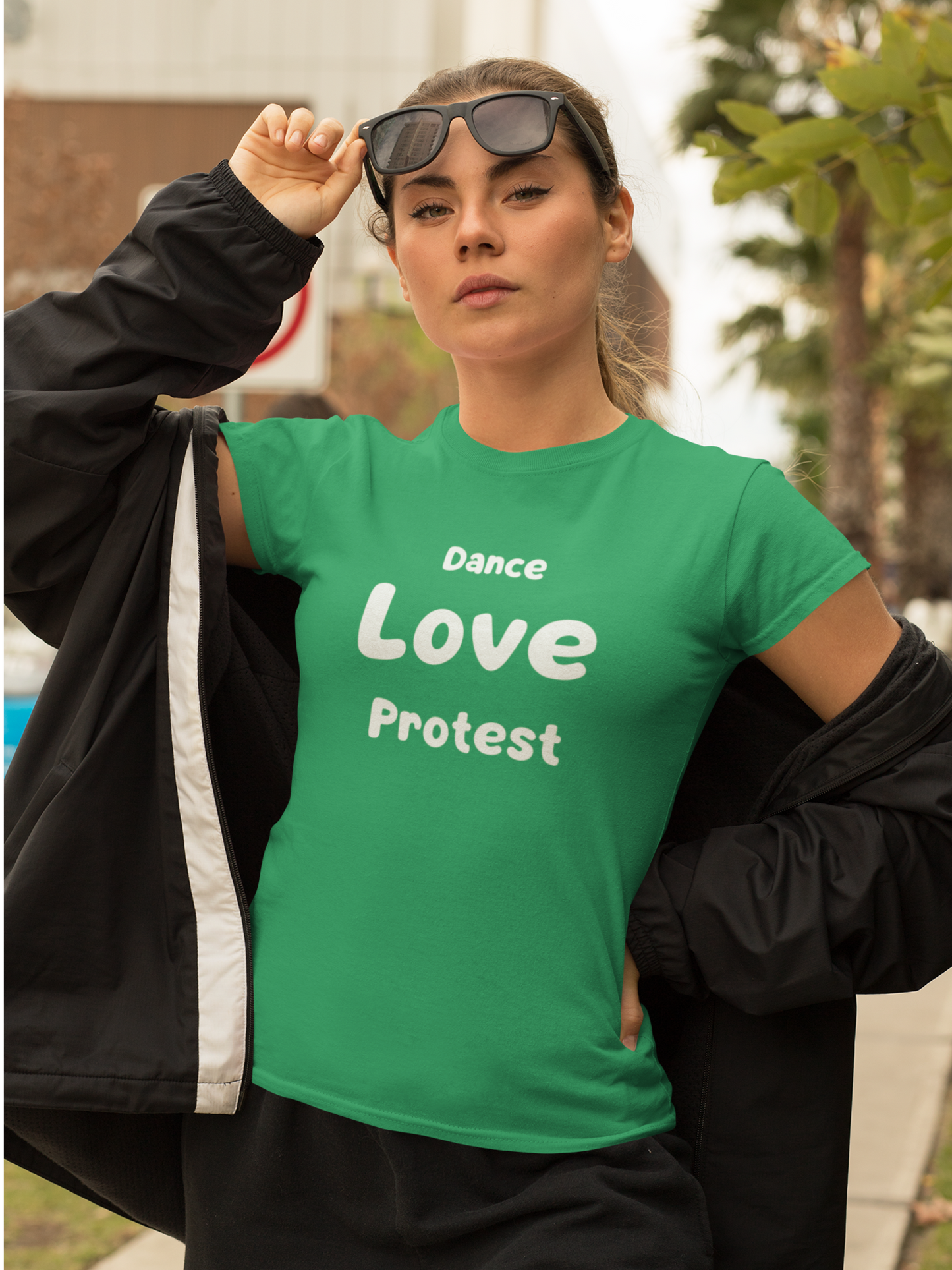 Custom T Shirts Unisex - Dance Love Protest