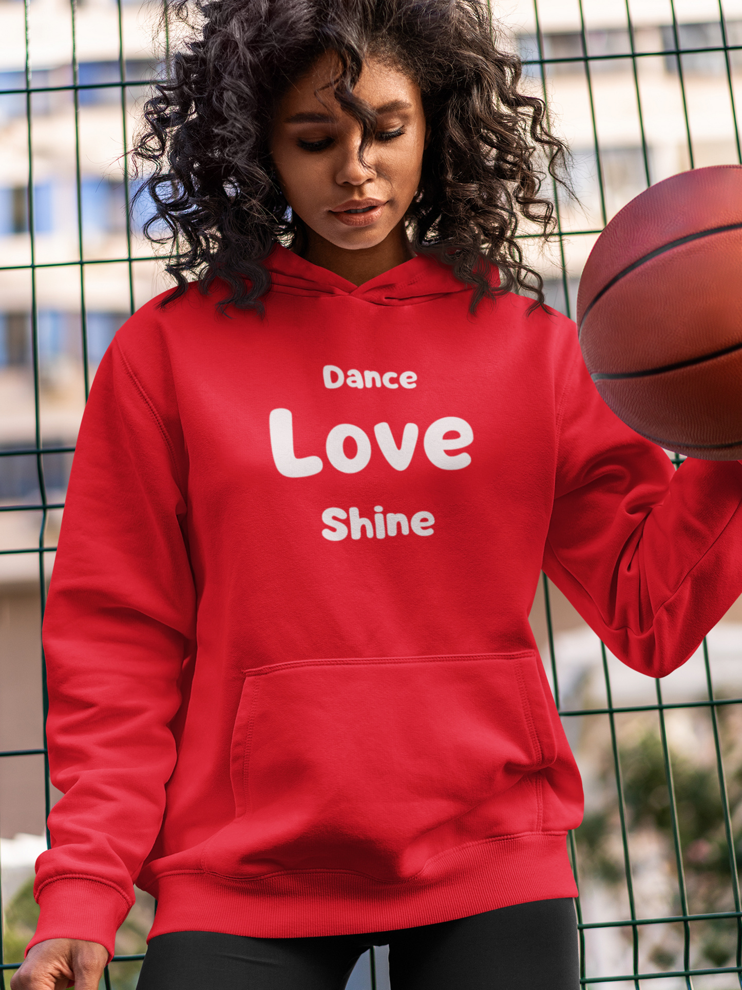 Custom Unisex Hoodie for Men and Women - Dance Love Shine