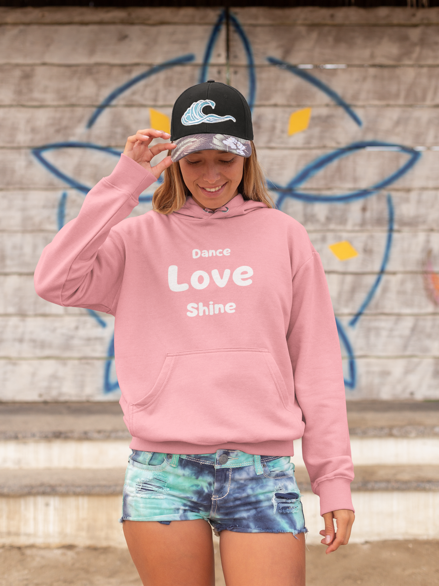 Custom Unisex Hoodie for Men and Women - Dance Love Shine