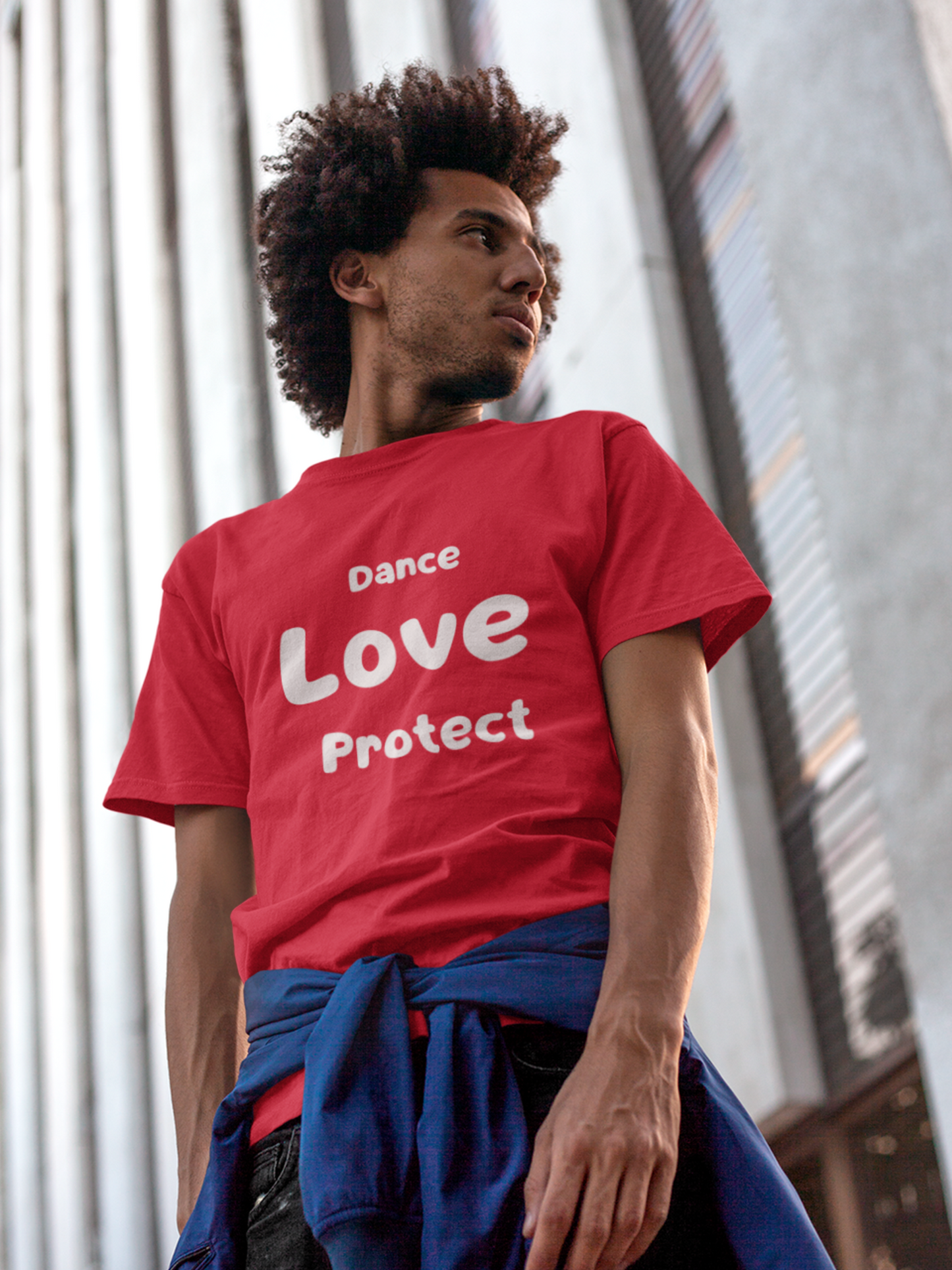 Custom T Shirts Unisex - Dance Love Protect