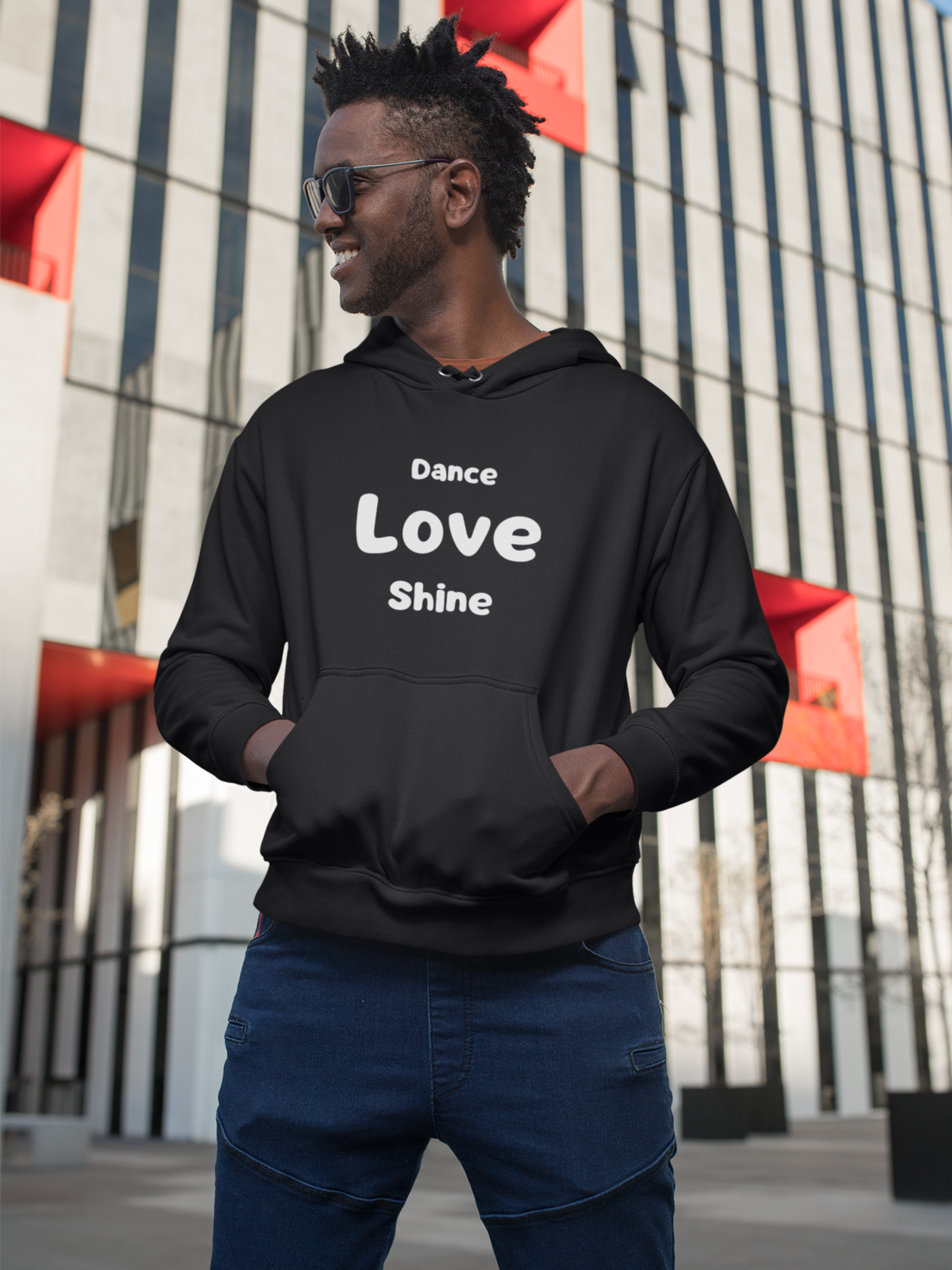 Custom Unisex Hoodie for Men and Women - Dance Love Shine