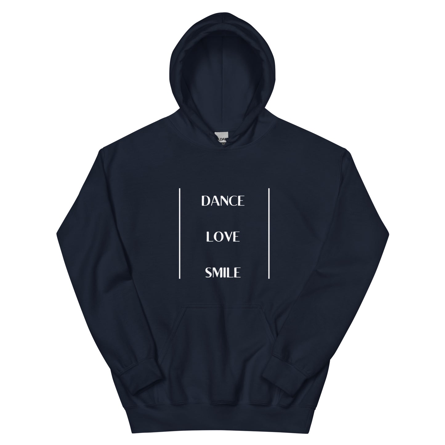 Eco Friendly Custom Hoodie for Women and Men - Dance Love Smile