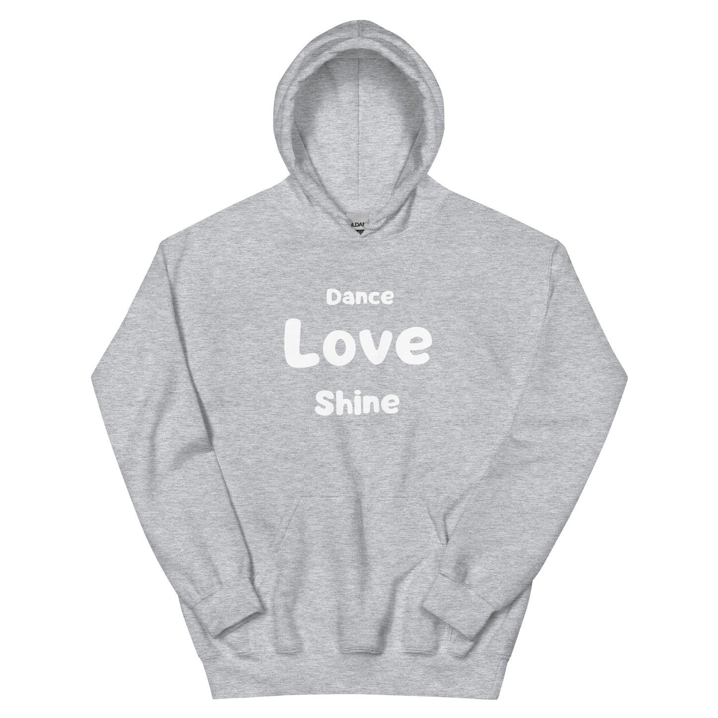 Custom Unisex Hoodie for Men and Women - Dance Love Shine